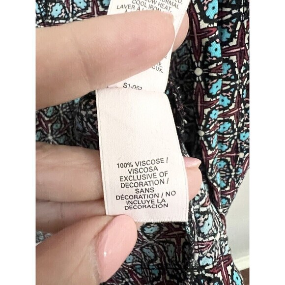 Victoria Secret Kimono Boho Cover Up Cardigan Open Front  Small Festival Rayon - Picture 6 of 8